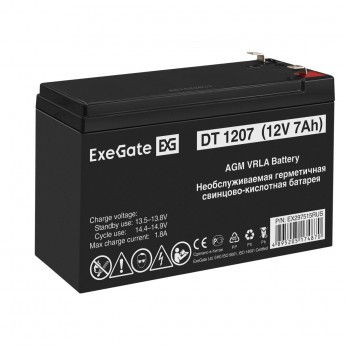 Аккумуляторная батарея EXEGATE DT 1207 F2 Аккумуляторная батарея EXEGATE DT 1207 F2