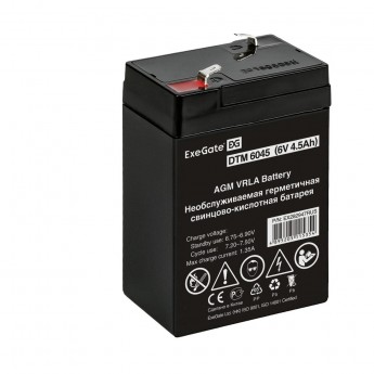 Аккумуляторная батарея EXEGATE DTM 6045 Аккумуляторная батарея EXEGATE DTM 6045
