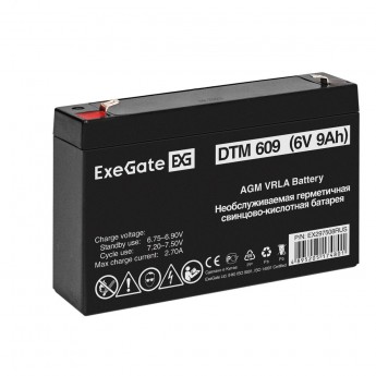 Аккумуляторная батарея EXEGATE DTM 609 F2 Аккумуляторная батарея EXEGATE DTM 609 F2