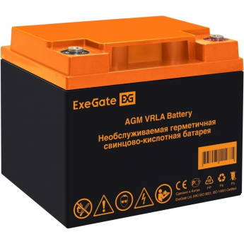 Аккумуляторная батарея EXEGATE HR 12-55 болт М6
