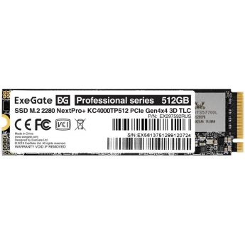 Накопитель SSD 512GB EXEGATE NEXTPRO+ (KC4000TP512) Накопитель SSD 512GB EXEGATE NEXTPRO+ (KC4000TP512)