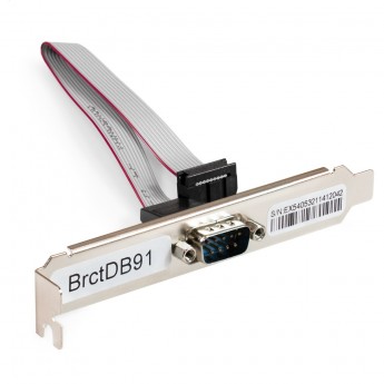 Планка портов в корпус 1xCOM EXEGATE BrctDB91