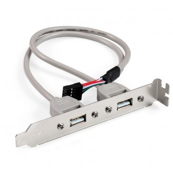 Планка портов в корпус 2xUSB2.0 EXEGATE BrctUSB2-2A