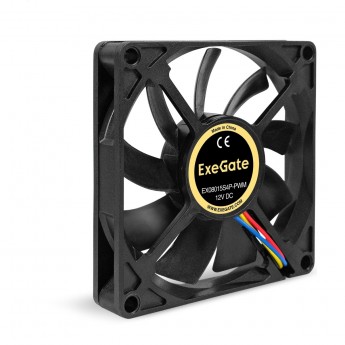 Вентилятор 12В DC EXEGATE EX08015S4P-PWM Вентилятор 12В DC EXEGATE EX08015S4P-PWM