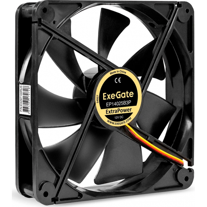 Вентилятор 12В DC EXEGATE EXTRAPOWER EP14025B3P EX297100RUS