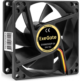 Вентилятор 24В DC EXEGATE EX08025S3P-24